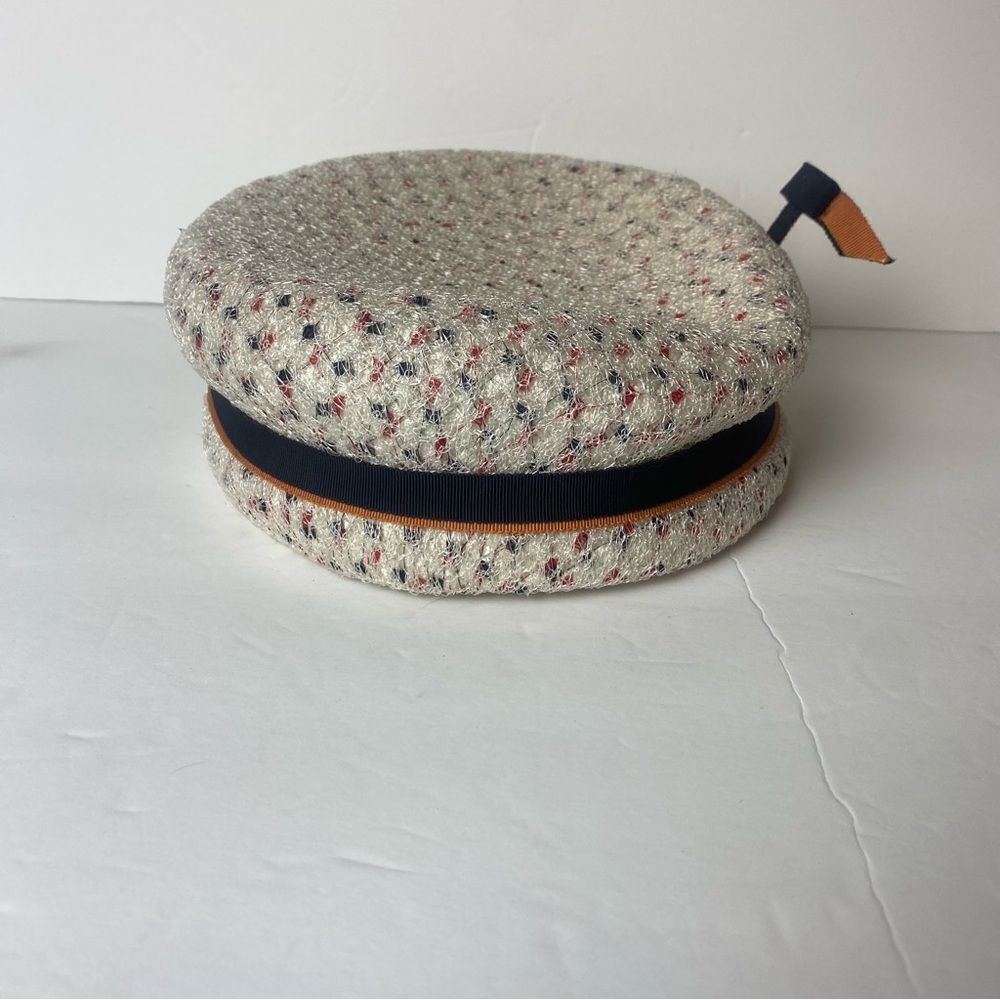 Sonni California Vintage Woven Pillbox Hat